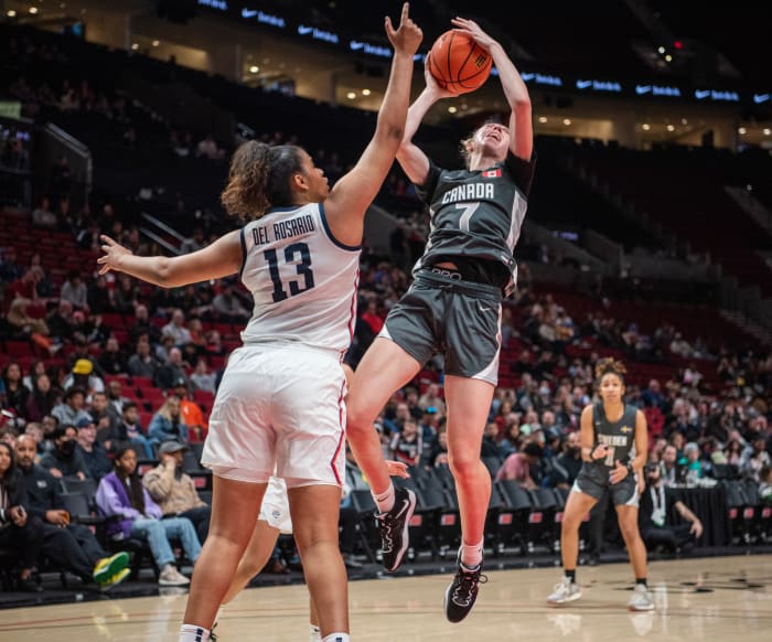 Nike Hoop Summit women's game April 8 2023 Taylor Balkom 15
